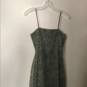 Vintage green fitted dress